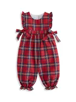 Baby Girl's Berkley Bubble Overalls