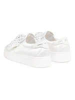 Swarovski Crystal & Bow-Embellished Slip-On Sneakers