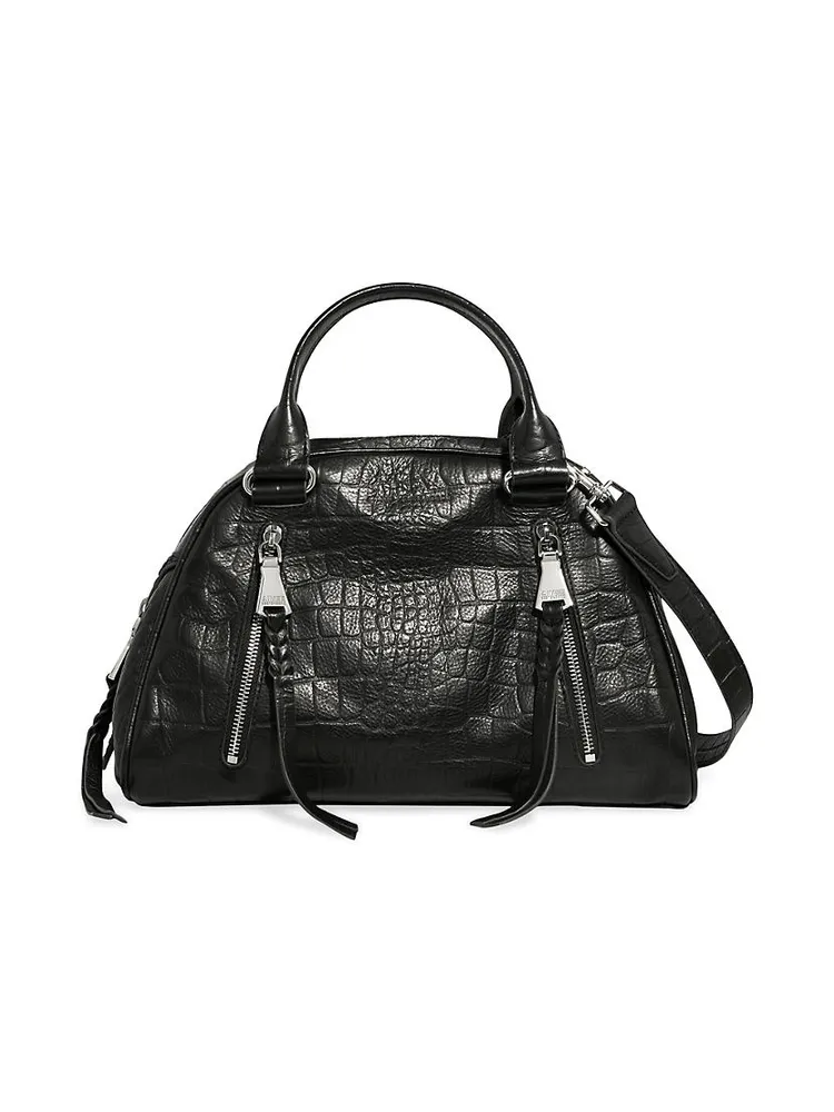 Day Dream Croco Leather Satchel