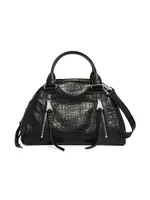 Day Dream Croco Leather Satchel