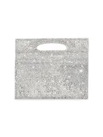 Stella Handbag Miniature In Iridescent Diamond Crystal Medley With Gold Hardware