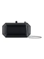 Perry Clutch Small In Metal With Gunmetal Hardware