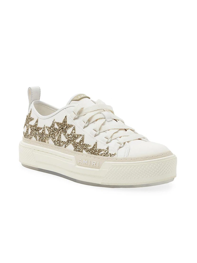 Glitter Stars Court Low Sneakers