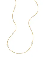 Laurel 14K Yellow Gold & Freshwater Pearl Chain Necklace
