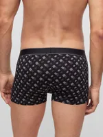 Stretch-Cotton Trunks With Signature Logo Waistband