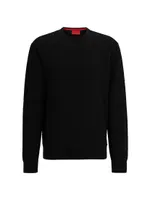 Relaxed-Fit Sweater Cotton With Knitted Structure