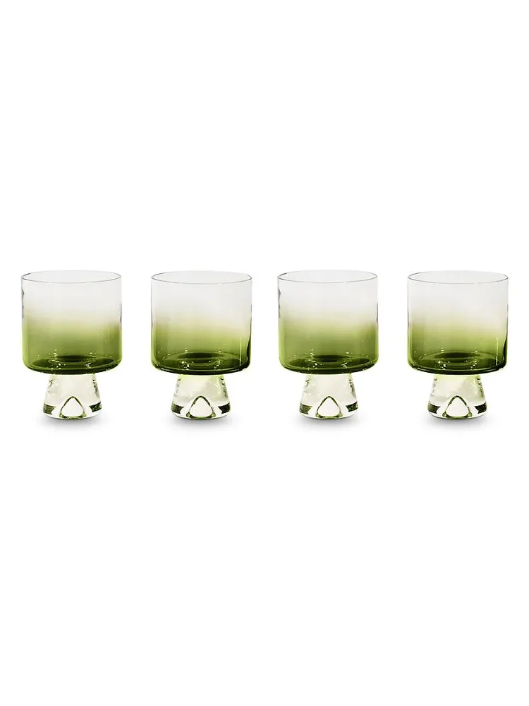 Tank 4-Piece Low Ball Glasses Set