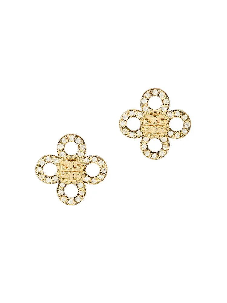 Tory Burch Kira Crystal Stud Earrings