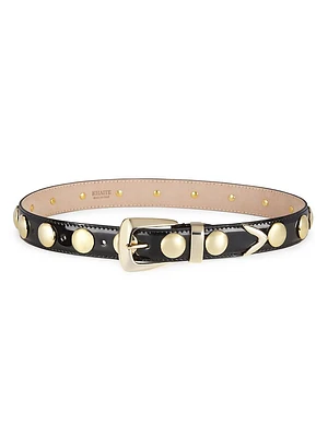 The Benny Studded Leather Belt