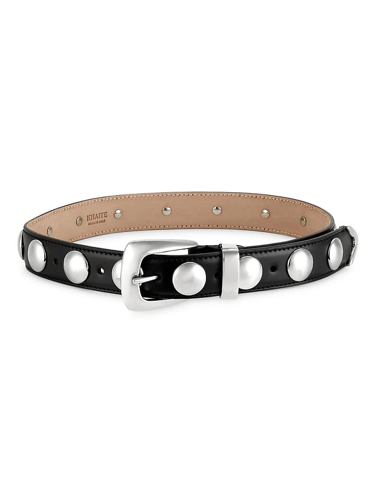 The Benny Studded Leather Belt