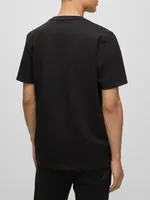Cotton-Jersey T-Shirt With Metallic-Effect Logo