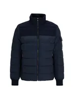 Water-Repellent Padded Jacket With Zip Closure