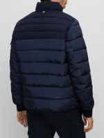 Water-Repellent Padded Jacket With Zip Closure
