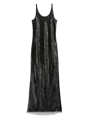 Marcie Sequined Netted Gown