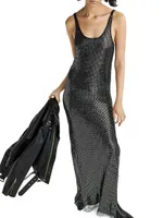 Marcie Sequined Netted Gown