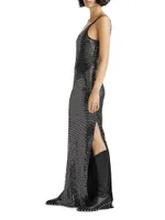 Marcie Sequined Netted Gown