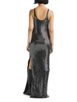 Marcie Sequined Netted Gown