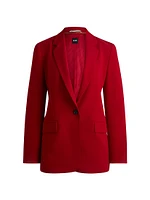 Regular-Fit Blazer Japanese Crepe with Natural Stretch