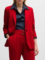 Regular-Fit Blazer Japanese Crepe with Natural Stretch