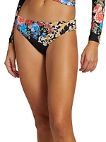 Royal Floral & Filigree Hipster Bikini Bottom