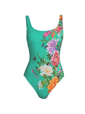 Peacock One-Piece Swimsuit