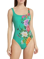 Peacock One-Piece Swimsuit