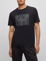 Cotton-Jersey T-Shirt With Dalmatian-Print Logo Artwork