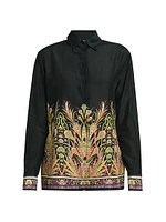 Kaleidoscope Cotton & Silk Shirt