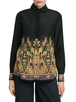 Kaleidoscope Cotton & Silk Shirt