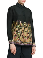 Kaleidoscope Cotton & Silk Shirt