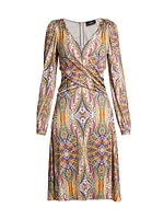 Kaleidoscope Paisley Midi-Dress