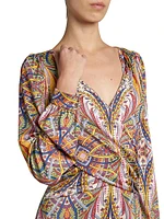 Kaleidoscope Paisley Midi-Dress