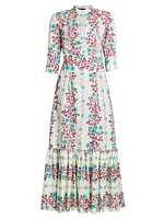 Floral Cotton Maxi Dress