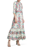 Floral Cotton Maxi Dress