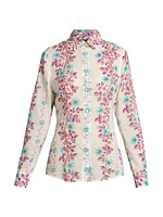 Floral Vine Cotton Shirt