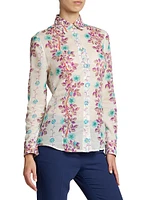 Floral Vine Cotton Shirt