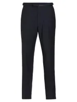 Poker Wool-Blend Slim-Fit Pants