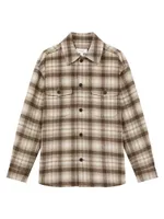 Mack Plaid Wool-Blend Shirt