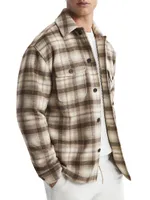 Mack Plaid Wool-Blend Shirt