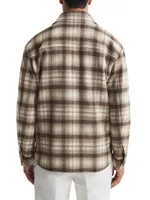 Mack Plaid Wool-Blend Shirt