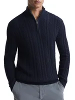 Bantham Quarter-Zip Sweater