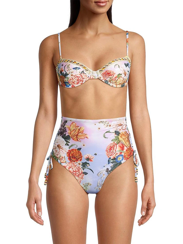 Irene Numen Floral Underwire Bikini Top