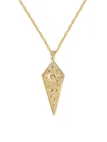 Endless Summer The Athena 18K-Gold-Plated & Moonstone Pendant Necklace
