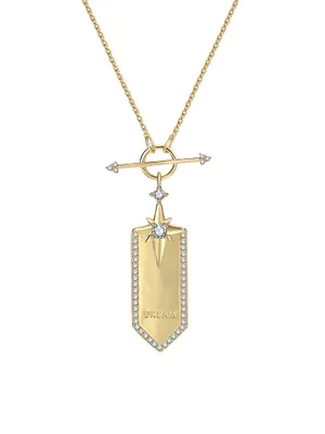 Endless Summer Dare To Dream 18K-Gold-Plated & Cubic Zirconia Pendant Necklace