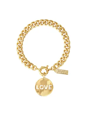 Heaven & Earth Love Conquers All 18K-Gold-Plated Bracelet