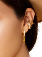 The Gratitude Cabo 18K-Gold-Plated Ear Cuff