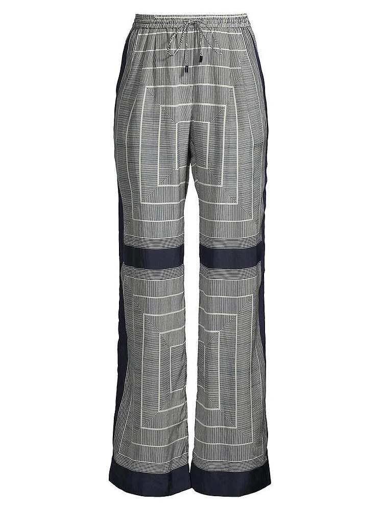 Voyager Border Print Pants