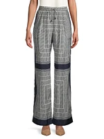 Voyager Border Print Pants