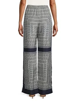 Voyager Border Print Pants