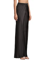 Nonchalance Wide-Leg Silk Pants